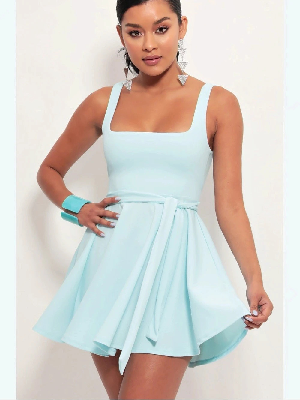 Mini Dress in Blue Like New